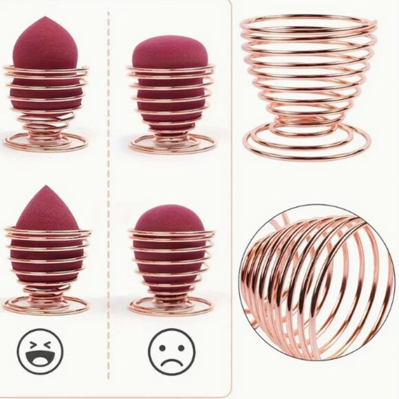 ELEGANT STAINLESS STEEL BEAUTY SPONGE HOLDERS - Picture 2 of 10